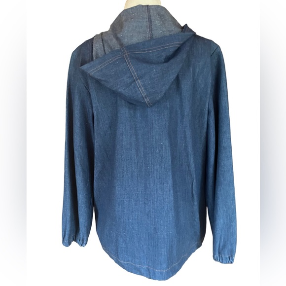 1980 Koret City Blues Hooded‎ Light Denim Zip Up Jacket - Picture 5 of 6